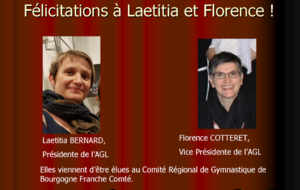Laetitia et Florence, Elues au Comité Régional ! 