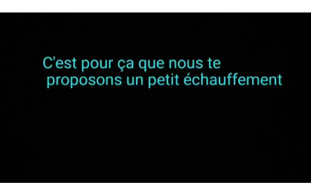 Echauffement Agathe 1